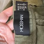 Mossman Panama linen blend pants army green belted hem sz 4 Photo 6