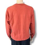 Harley Davidson Womens T Shirt Top Long Sleeve Pullover Crew Neck Orange Medium Photo 3