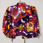 Ruby Rd. 10 womens collarless linen button jacket Purple Photo 4