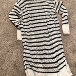 Nine West  Striped Black and White Women's Sweater Photo 3