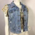 Levi's Levi’s Distressed Denim Vest Size S Photo 4