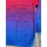 Jantzen  vintage silk blend turtleneck sweater size medium ombré Photo 3