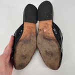 Pascucci Black Patent leather horse bit mules loafers Italy size 37.5 Slides Photo 10