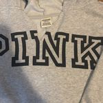 PINK - Victoria's Secret PINK Grey Hoodie Photo 2