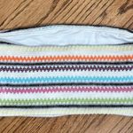 Princess Polly | Avianna White Multi Colored Zig Zag Cropped Top Size 2 Orange Photo 6