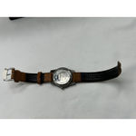 Vintage Wenger Marlboro Women's Black Dail Brown Leather Band Watch Photo 4