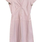 Uth Leather Mini Dress Lilac Purple Small Purple Photo 0