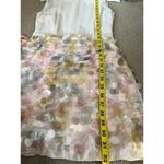 French Connection New with tags womens shimmery beaded sequin cream mini dress S Photo 9