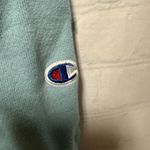 Champion Y2K  Reverse Weave Sweatshirt Teal Aqua Blue  Essential Retro Large Photo 1