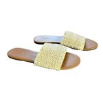 J.Crew Raffia Slide Sandals In Natural Color Womens Size 7 Photo 1