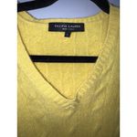 Ralph Lauren $398  Black Label Women's Cable-Knit Cashmere Sweater Sz L‎ Yellow X Photo 3