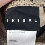 Tribal Pants Womens 4 Light Tan Snake Print Skinny Animal Pattern Stretch New Photo 4