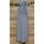 Banana Republic Ruffled Shoulder Sheath Dress Plaid Size 6 Career Academia Photo 5