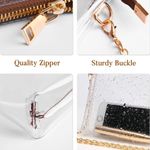 New Clear Purse for Women Stadium Bag Clear Crossbody Photo 3