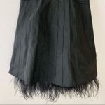 BCBGMAXAZRIA strapless feathers jewel detail dress Size 2 Photo 8