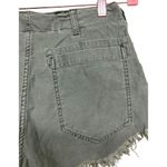 Free People  Shorts Green Cut Off Daisy Dukes Hot Shorties Frayed Women’s Size 10 Photo 4