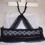 Victoria's Secret Victoria’s Secret Black High Neck Floral Lace Bralette Bra Size Small Photo 5