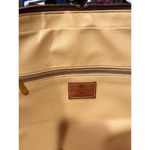 ETRO Vintage Paisley Bag Leather Briefcase Travel Office Dual Top Handle Lined Photo 7