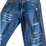 frame denim Le Skinny de Jeanne 5 pocket distressed jeans in Jewel, size 27 Photo 4