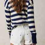 Free People New Beginners Luck Shorts Womens 31 Slouch Denim White We The Free Photo 10