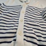 Gap  Womens Shawl Collar Cardigan Sweater – Cream Navy Stripe S Photo 7
