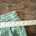 Gap Pants Women Large Green Linen Blend Pull On Drawstring Casual Comfortable Photo 2