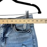 Lovervet by Vervet Distressed Acid Wash Cropped Jeans Womens Size 29 Blue Photo 8