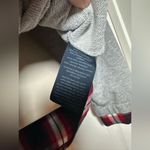 Tommy Hilfiger Vintage Denim Classic 90s Red Plaid Long Sleeve Hoodie Sweatshirt Photo 9