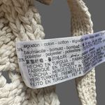 ZARA Cream Crochet Knit Side-Tie Tank Top Vest Women’s Size M Photo 4