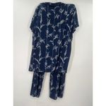 Soma  M Set 2 Piece Matching Pj's Pajama Top Bottom Cool Nights Floral Sleepwear Photo 4