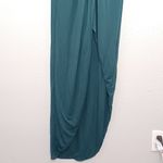 Lovers + Friends  Sundance Everglade Green Jersey Tie Front Evening Maxi Dress Photo 6
