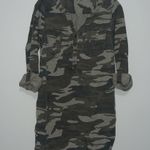 EXPRESS  Camo Shirt Dress XS Photo 2