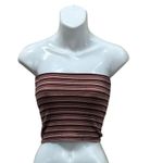Brandy Melville  Jenny Striped Multicolor tube top one Photo 1
