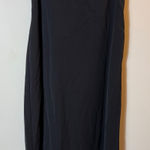 Open Edit  Black Strapless Sweetheart Column Midi Dress Evening Cocktail‎ XS Photo 0