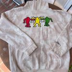 Keith Haring  Beige United Hoodie Jacket womens Size Medium Photo 1