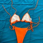 Womens Deanna Padovani Brazilian bikini M Orange Size M Photo 8
