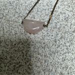 Pink half moon stone necklace Photo 4