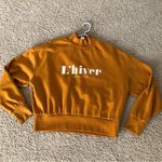 H&M L’Hiver Baggy Mustard Sweatshirt M Photo 7