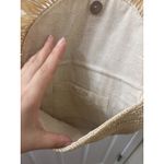 Mar Y Sol Lila Raffia Straw Bag Crossbody Purse Natural Handmade Boho Coastal Photo 4