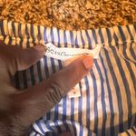 BCBGeneration  Women's Blue White Striped Off Shoulder‎ Blouse Size Small Photo 1