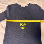 EP PRO GOLF‎ Women's Black Cable Knit V Photo 5