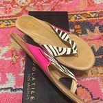 Very Volatile  bewitched thong with pony hair upper size 8 Photo 0