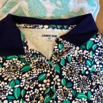 Lands' End Bundle  Medium Polo Blue Daisy Collared Shirts Photo 5