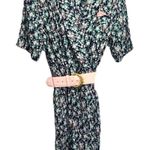 Vintage 60's Floral Midi Dress size 10P Pink Photo 0