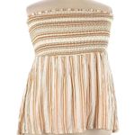 Torrid Ember Stripe Rayon Slub Smocked Tube Top Plus Size 3X NWT Photo 3