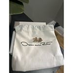 Oscar de la Renta Flower Bouquet Pearl Rhinestone Earrings Gold Photo 4