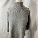 UGG  oversized gray turtleneck sweater small Raelynn Photo 11