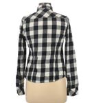 TNA Black & White Checkered Plaid Button Down Shirt M Size M Photo 1