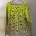 Kerisma Lime and Beige Ombré Square Neckline Knit Sweater Size Large Photo 1