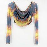 Urban Outfitters NEW Casey Cut Out Mesh Fire Crop Top & Skirt Set XL Photo 0